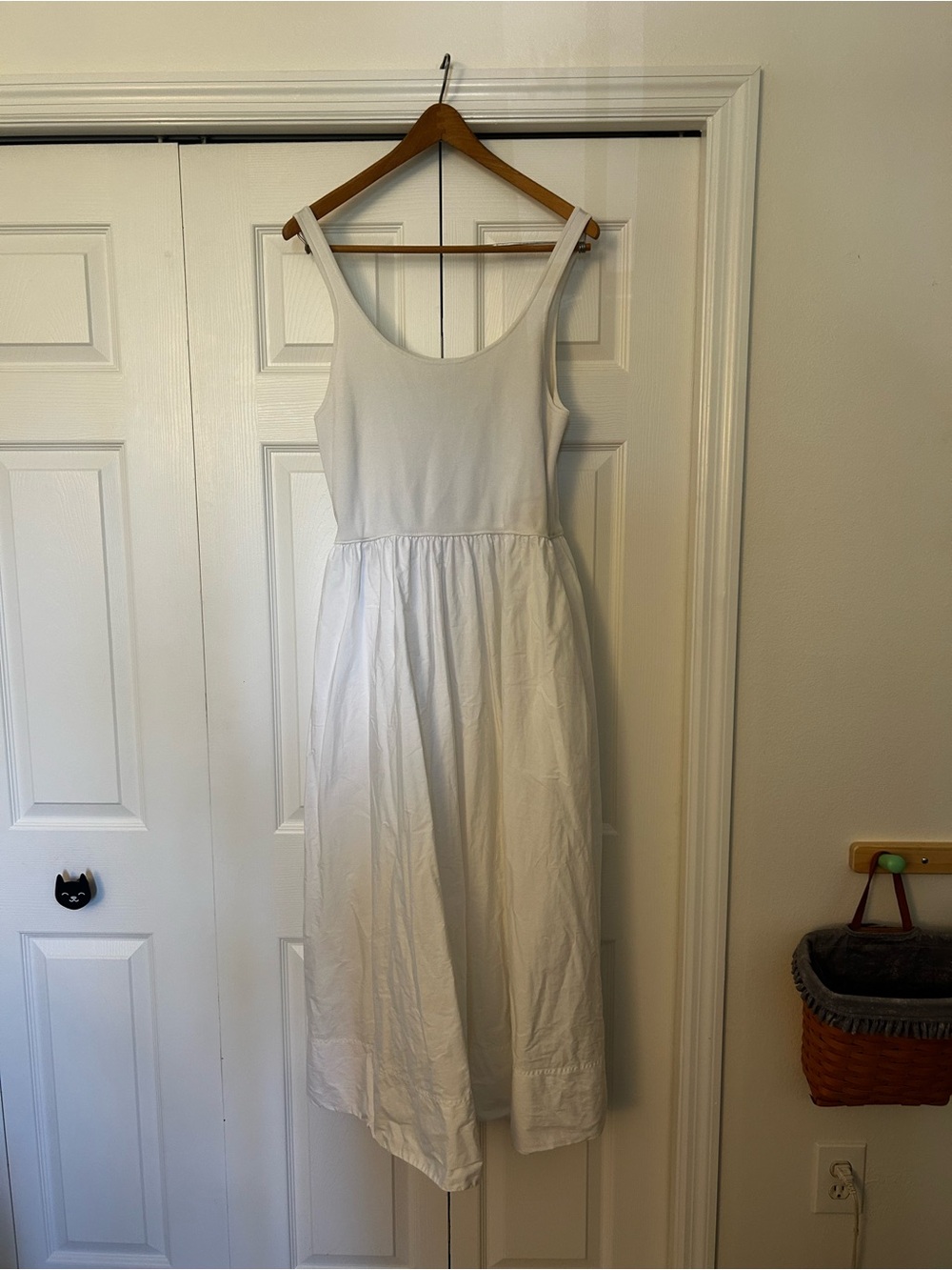 Polo by Ralph Lauren White Sleeveless Midi Dress